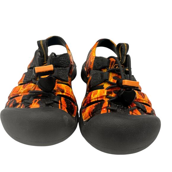 Keen Newport Flame Rubber Sandals Size 8 - Picture 4 of 8